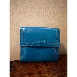 Fossil Blue Leather Wallet